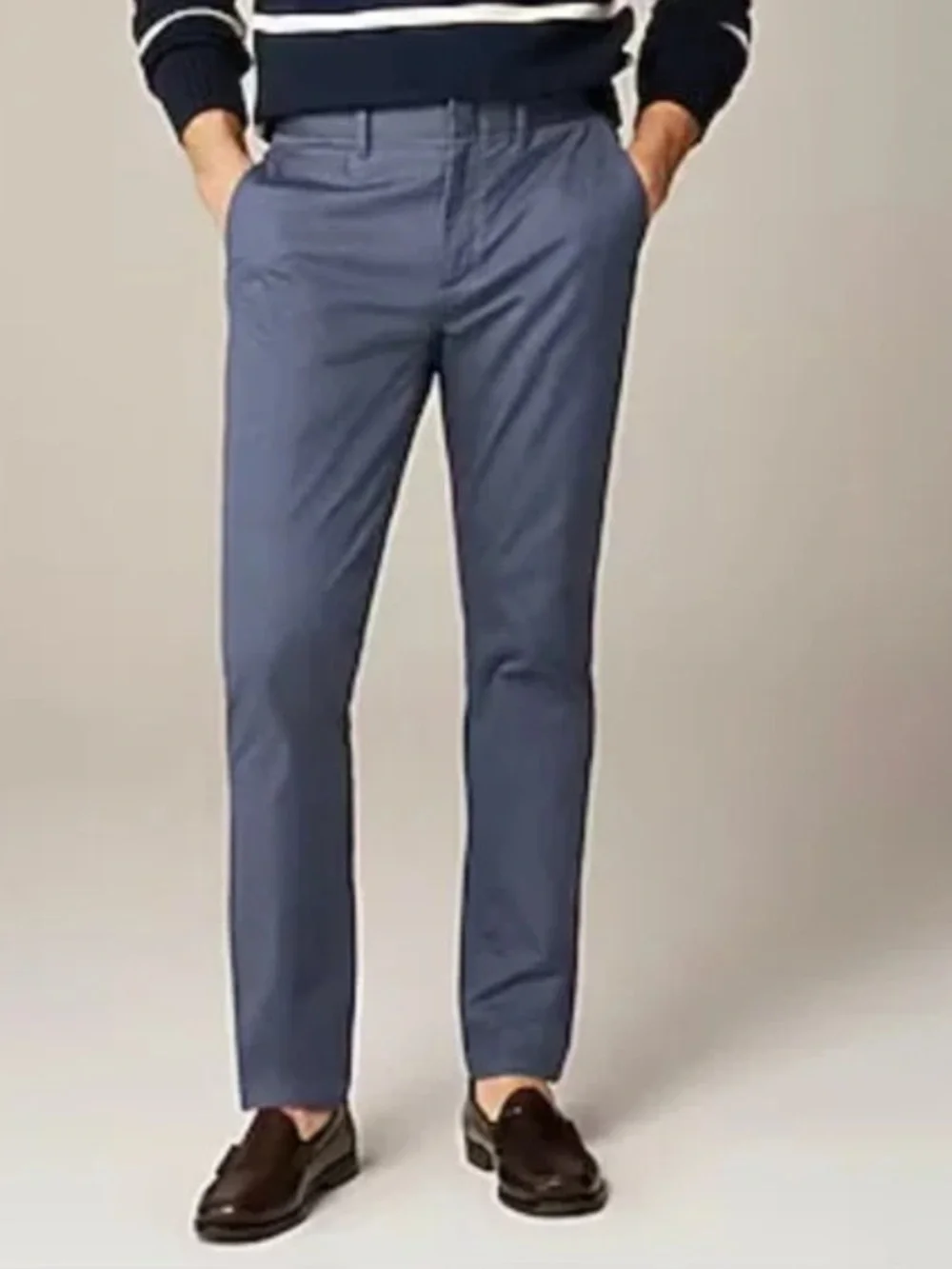 J. Crew Blue 770 Straight-fit tech oxford pant size 38 x 32  BX186 NEW Casual